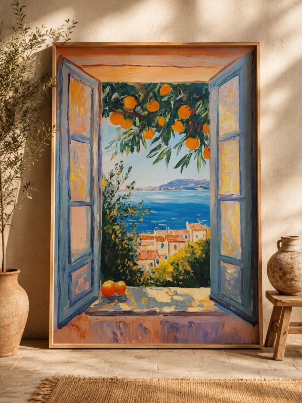 Beachy Coastal Wall Art Print